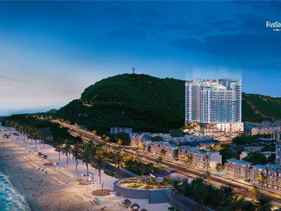 FiveSeasons Home - Căn hộ khách sạn view trực diện biển VT chiết khấu cao chỉ còn 3,8 tỷ/căn 2PN 7