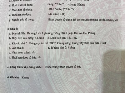 Bán nhà ngõ 132 phương lưu diện tích 58m x 3 tầng ngõ ô.tô giá 3.39 tỉ mới đẹp 1