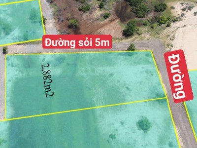 Bán nhanh lô đất 2882m2 xã Hòa Thắng, quy hoạch thổ cư, gần Bàu Trắng 0