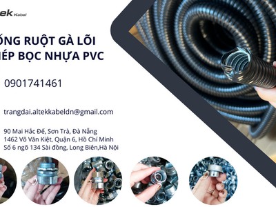 Ống ruột gà lõi thép bọc nhựa buôn sỉ lẻ 0