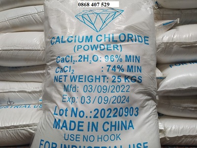 Canxi Chlorua bột nguyên liệu dùng trong nuôi trồng thuỷ sản 0