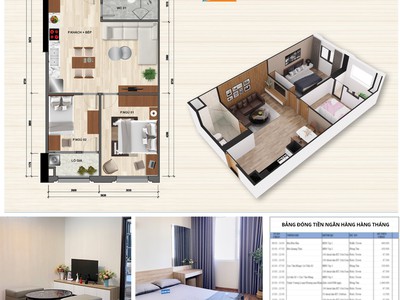 Chuyển công tác ra Hà Nội nên gia đình nhượng lại căn Chung cư Tecco Bình Minh 1