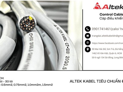 Cáp điều khiển có lưới đồng chống nhiễu 0