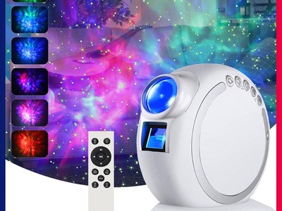 [THV5 ]Đèn laser thiên hà galaxy v5 kết hợp loa Bluetooth chiếu bầu tr 1