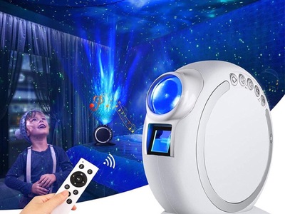 [THV5 ]Đèn laser thiên hà galaxy v5 kết hợp loa Bluetooth chiếu bầu tr 3
