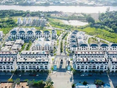 Giảm giá bán lỗ biệt thự làng việt kiều- lê chân 240m 3 tầng giá 9.6 tỉ cực đẹp 2