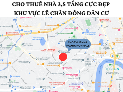 Bán nhà hoàn thiện 4 tầng cực đẹp, 68,5m2, khu vực Lê Chân, chỉ 5  ra Aeon Mall, oto đỗ cửa giá đẹp 0