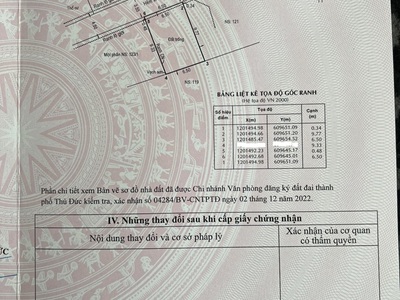 Bán đất hẻm 123 đường số 9 P. Linh Tây, 50m ra đường Phạm Văn Đồng.DT 65m2 SHR H. Tây Bắc 1