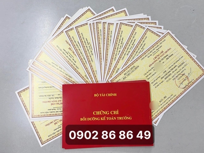Khóa học KẾ TOÁN TRƯỞNG tại Vũng tàu, Cấp chứng chỉ Bộ Tài Chính 1