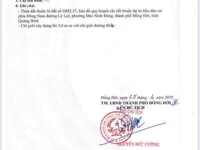 Đông Nam Lê Lợi Đồng Hới giá sụp hầm chỉ 2 tỷ 7xx  giá của 2 năm trước 1