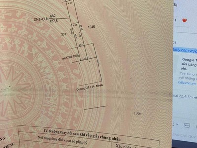 Bán nhà 1 trệt 1 lầu tại đường DT 744, Thanh Tuyền, Dầu Tiếng. 4