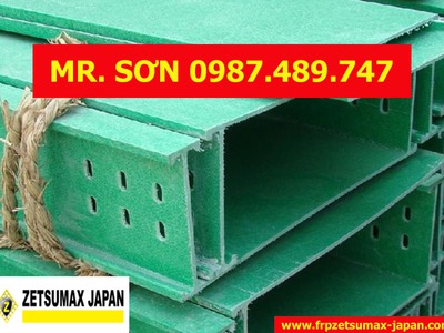 Máng cáp điện FRP, thang cáp điện composite, chống ăn mòn, kháng hóa chất - mới 100. 4