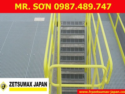 Tấm sàn FRP ,lưới sợi thủy tinh, Sàn FRP kháng hóa chất, chống ăn mòn, composite - Mới 100 18