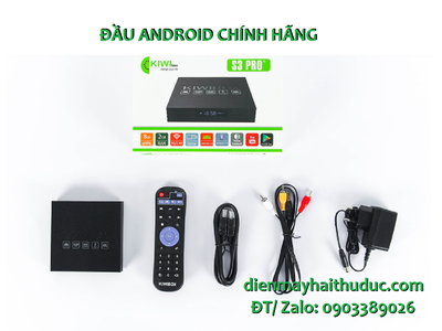 Đầu Android KiwiBox S3Pro cấu hình lõi tứ Quad core ARM Cortex-A53 2