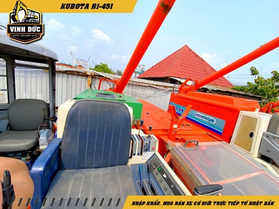 Máy cắt lúa, máy gặt lúa kubota r1-451 xe cơ giới vinh đức hotline: 083.38.90909 4