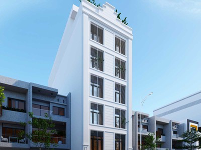 Bán tòa nhà căn hộ dịch vụ 5 lầu, có thang máy, mt nguyễn văn quá, quận 12, 1