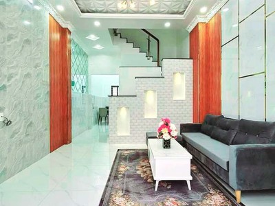 Bán nhà 1 trệt, 3 lầu KDC cao cấp cách Hóc Môn 10 phút xe máy 2