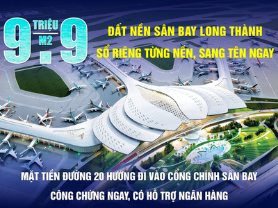 Đất sân bay Long Thành chỉ 9 trm2 2
