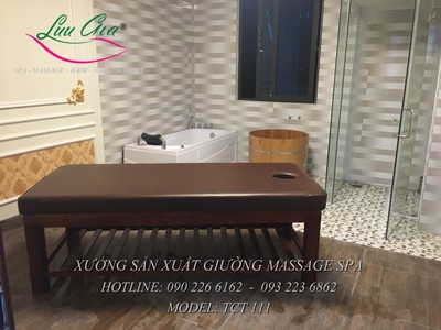 Giường massage body khung gỗ giá rẻ tại thanh ba, phú thọ 1