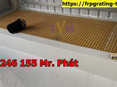 Frp grating thiên vạn mã chuyên tấm sàn kháng hóa chất, bộ kẹp m clips, sàn thao tác cách điện 6