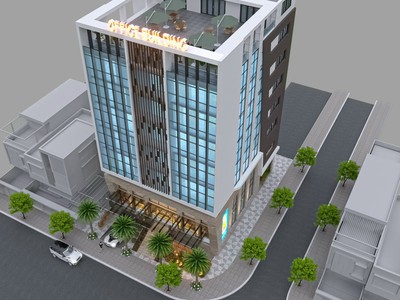 Cho thuê nhà cao tầng  trên đường 52 m làm trụ sở, văn phòng, cửa hàng kinh doanh, coffe... 3