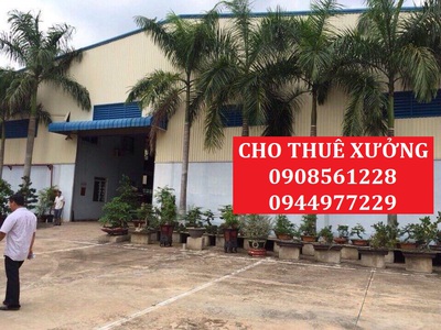 Cho thuê nhà xưởng nằm đường lê văn khương quận 12 dt: 1700m2 giá 80 triêu/tháng lh: 0908561228 0