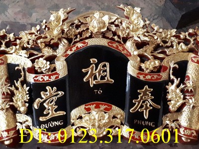 Làm câu đối bằng gỗ tại Sài Gòn, làm câu đối thờ gia tiên 16