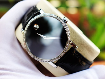Sale Giảm Mạnh - Đồng Hồ Nam Movado Automatic - Niềng Kim Cương - Size 42mm - Fullbox 7