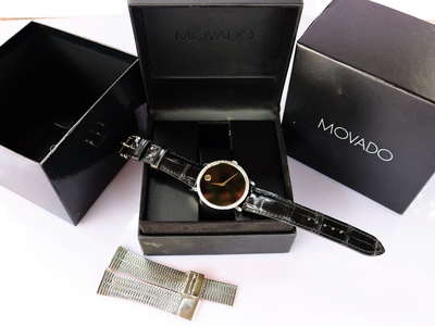 Sale Giảm Mạnh - Đồng Hồ Nam Movado Automatic - Niềng Kim Cương - Size 42mm - Fullbox 8
