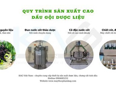 Nấu dầu gội dược liệu dễ dàng hơn nhờ vào thiết bị chuyên dụng với chi phí đầu tư thấp 0