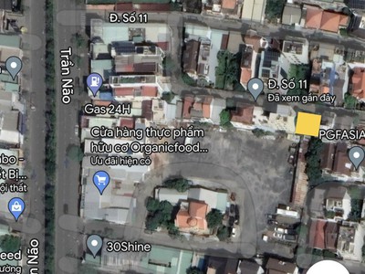 Bán lô đất đường thông 6m ra trần não 200m, p.bình an, tp.thủ đức  q2 , dt 112.8m2  10,65x10.58 . 2