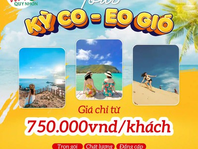 QUY NHƠN  Tour Kì Co - Eo Gió - Đồi Cát - Quạt Gió 0