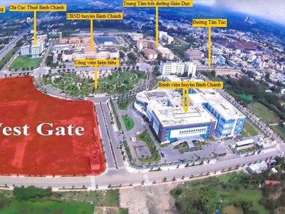 Cho Thuê Căn Hộ West Gate, Trung Tâm BÌNH CHÁNH, 2PN 2WC 0