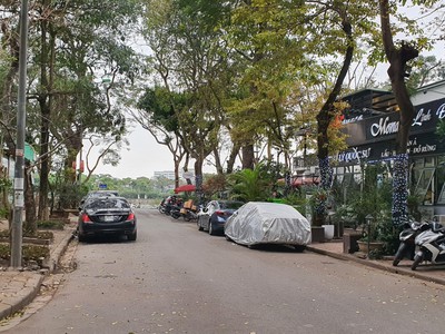 Biệt thự  mặt hồ linh đàm 257m2 kinh doanh cafe 57 tỷ cực đẹp 4