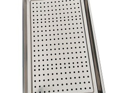Khay inox hấp có lỗ 4060 sâu 5 hoặc 7cm inox 201/304 hàng cao cấp. 0