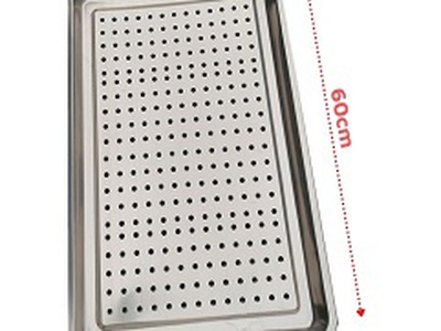 Khay inox hấp có lỗ 4060 sâu 5 hoặc 7cm inox 201/304 hàng cao cấp. 1