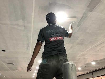 Chuyên Thi Công Trần Vách Thạch Cao Sơn Nước Cần Thơ 0