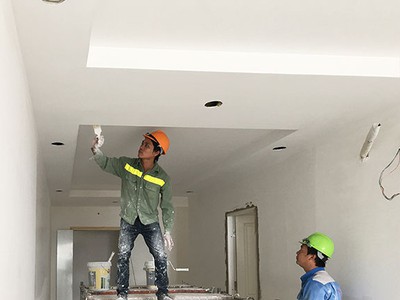 Chuyên Thi Công Trần Vách Thạch Cao Sơn Nước Cần Thơ 2