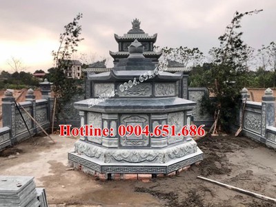 100  Mẫu tháp để tro cốt đẹp   Xây tháp mộ để tro cốt, hài cốt bằng đá 0