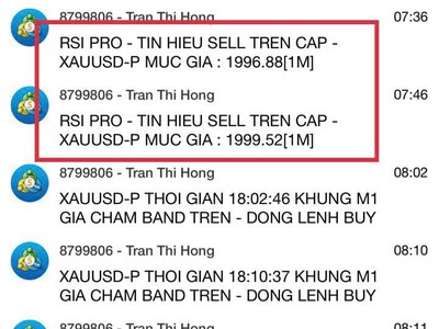 Công cụ RSI đánh Vàng siêu đỉnh 0