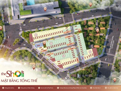 Khu tổ hợp nhà phố thương mại - the sholi 1