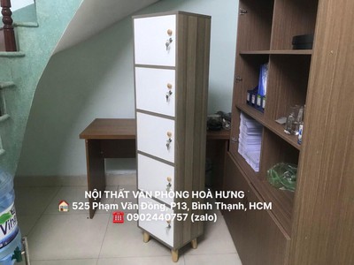 Tủ locker 5 cánh phối màu sồi trắng 950k 3
