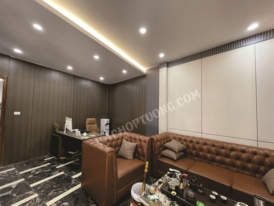 Vách ốp văn phòng , tấm đa năng than tre 5