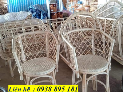 Ghế quầy bar resort , bàn ghế quầy bar mây tre đan 1
