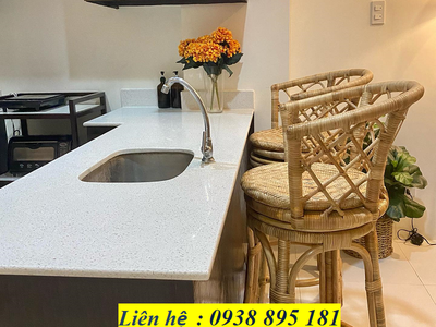 Ghế quầy bar resort , bàn ghế quầy bar mây tre đan 6