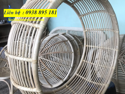 Xích đu mây tre được làm thủ công bằng 100 mây tự nhiên. 18