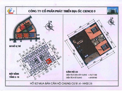 Cho thuê căn hộ 77m2 full nội thất chung cư Thanh Hà Cienco 5 0