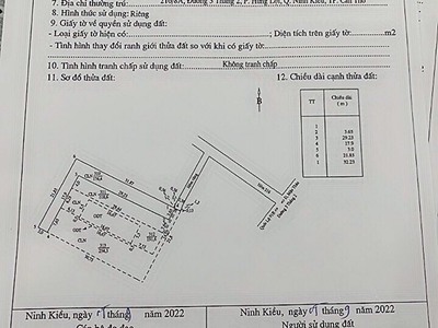 Bán nhà cấp 4 ngay TT CẦN THƠ, 102,2m2 chỉ 1.45 tỷ. 1