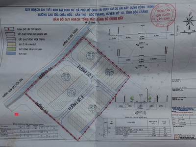 Chính chủ bán nhanh lô đất đẹp vị trí đắc địa tại phú tức - phú mỹ - mỹ tú - sóc trăng 1