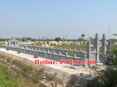 094  Mẫu khu lăng mộ đá nghĩa trang gia đình đẹp bán tại Bạc Liêu 1